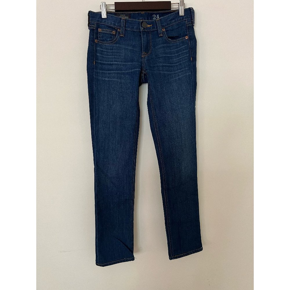 JCrew - Matchstick Skinny Jeans in Medium Dark Wash - Size 24